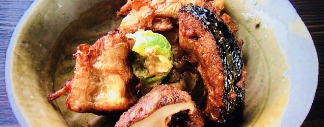 キノコのみそ天ぷら／きょうの料理