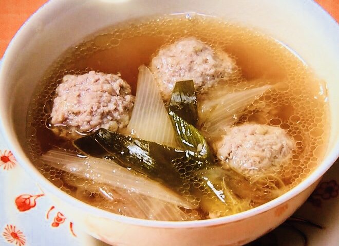 荻野恭子のしょうが肉団子とねぎのスープ/きょうの料理