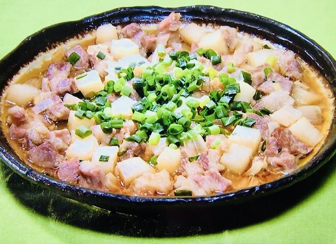 長芋と豚肉のサイコロ蒸し／きょうの料理
