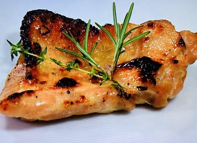 魚焼きグリルで鶏もも肉のハーブ焼き／NHKあさイチ