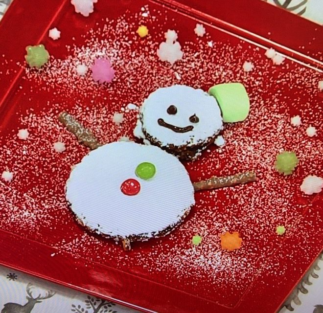 平野レミのナッツチョコ雪だるま