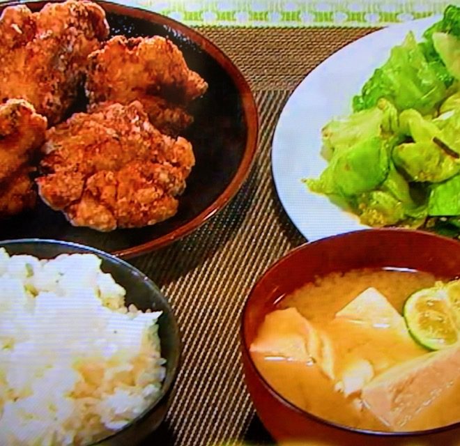 水川あさみの塩麹唐揚げ定食 ホンマでっかtv Yui One